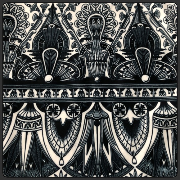 Blackmilk ART DECO HIGH NECK LONG SLEEVE TOP - LIMITED - Picture 10 of 11